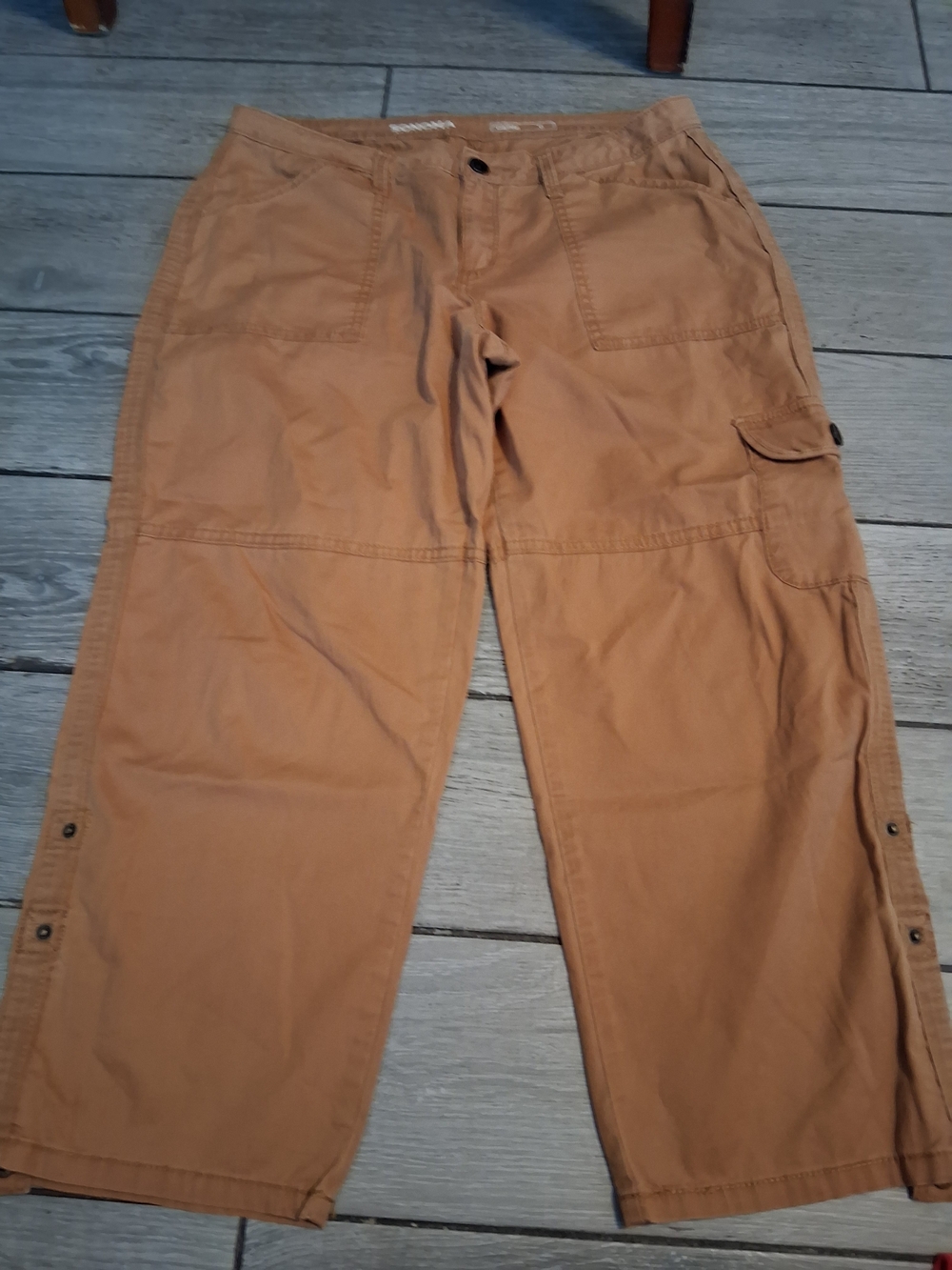 Sonoma Women's Tan Cargo Capris